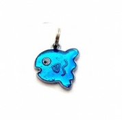 Blue Fish Charm for Cats Collar